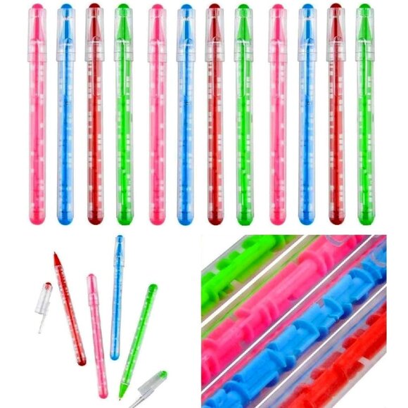 PICK 3 FIDGET Maze Puzzle Blue Ink Ballpoint Pen NEW - Picture 3 of 7
